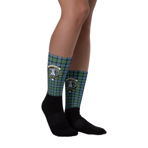 Malcolm Ancient Scottish Clan Tartan Socks - manashirt