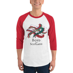 Clan Boyd Tartan Scottish Sleeve Baseball Tee