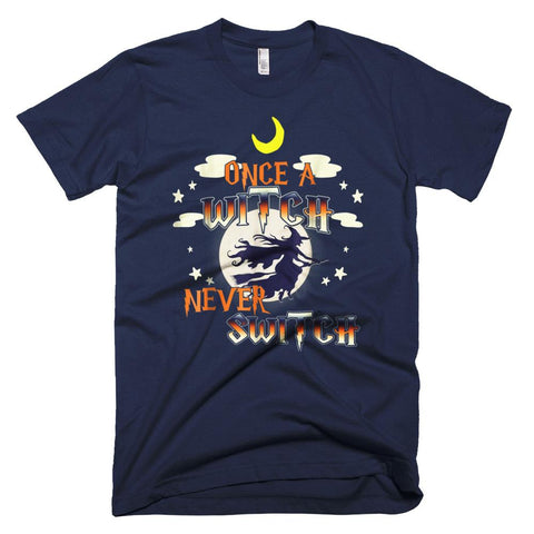 Image of Gift Once A Witch Never Switch Halloween T-Shirt