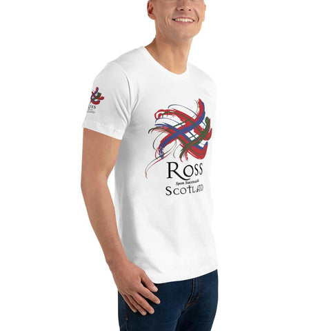 Image of Clan Ross Tartan Scottish T-Shirt