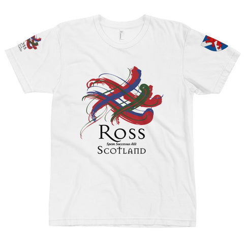 Image of Clan Ross Tartan Scottish T-Shirt