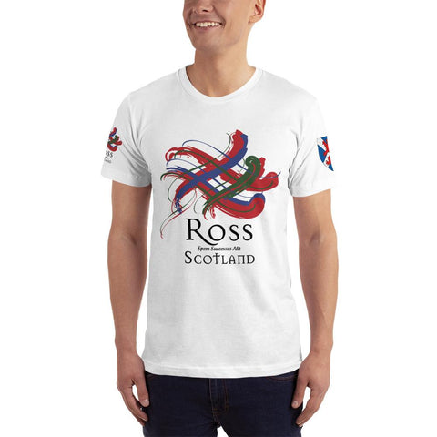 Image of Clan Ross Tartan Scottish T-Shirt