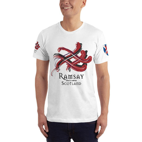 Image of Clan Ramsay Tartan Scottish T-Shirt