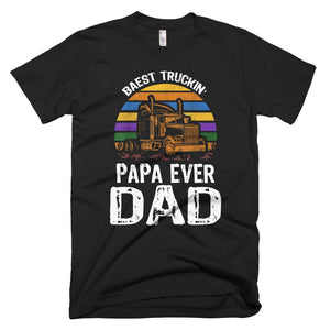 Best Trucking Papa Ever Truck Driver Father Day T-Shirt