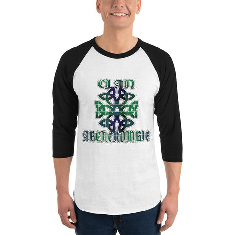 Image of Abercrombie Clan Family Scottish Sleeve Baseball Tee