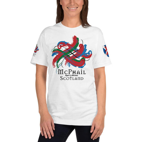 Image of Clan McPhail Classic Tartan Scottish T-Shirt