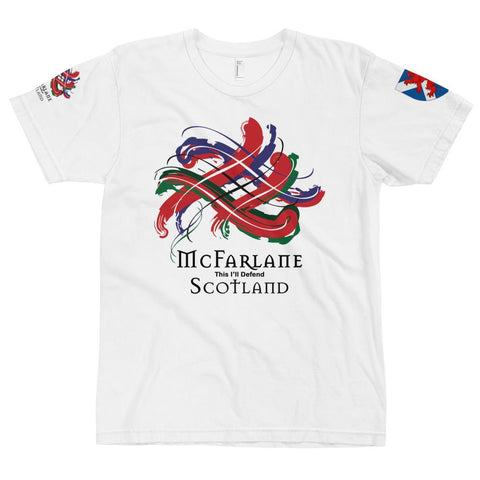 Image of Clan McFarlane Tartan Scottish T-Shirt