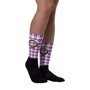 Dunlop Dress Scottish Clan Tartan Socks - manashirt