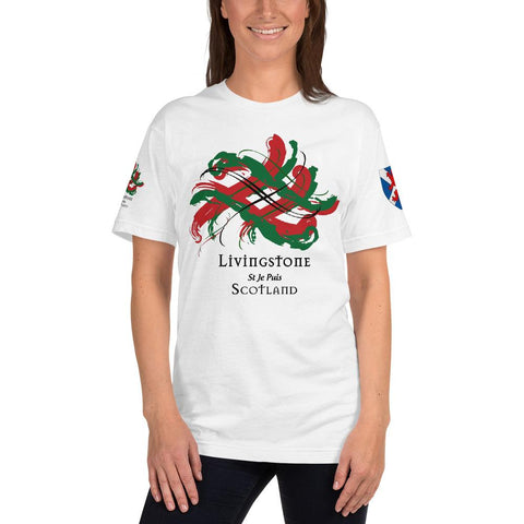 Image of Clan Livingstone Tartan Scottish T-Shirt