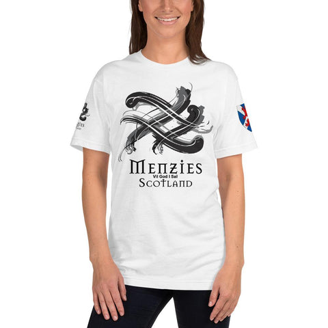 Image of Clan Menzies Tartan Scottish T-Shirt