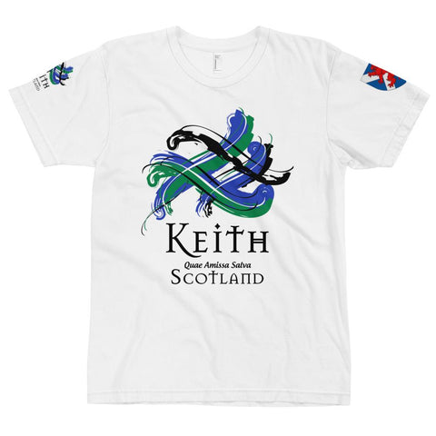 Image of Clan Keith Classic Tartan Scottish T-Shirt