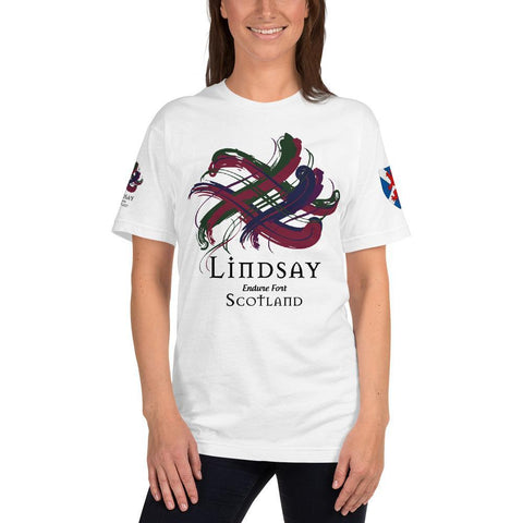 Image of Clan Lindsay Tartan Scottish T-Shirt