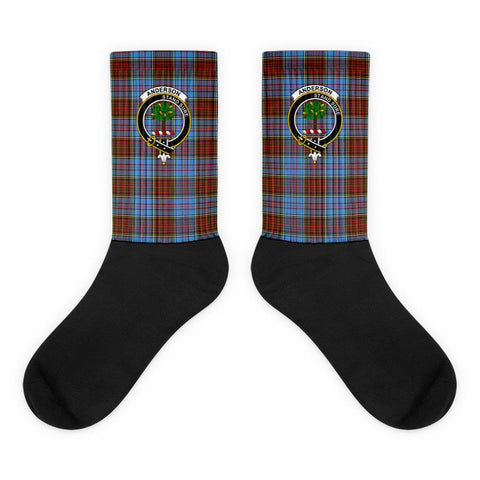 Image of Anderson Modern Scottish Clan Tartan Socks - manashirt