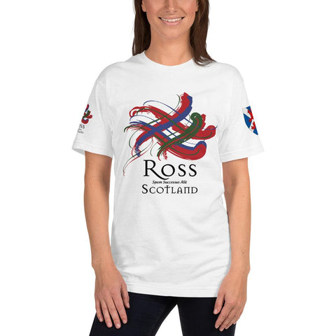 Image of Clan Ross Tartan Scottish T-Shirt