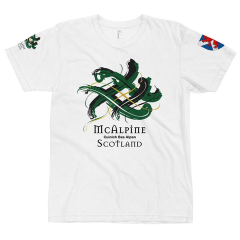 Image of Clan McAlpine Tartan Scottish T-Shirt