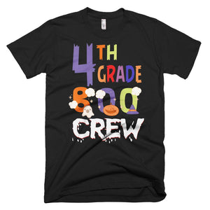 4th Fourth Grade Boo Crew Teacher & Kid Halloween T-Shirt