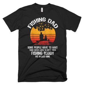 Dad And Son Matching Fisher Dad Father Day T-Shirt