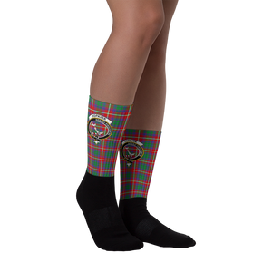 Hop Kirk Scottish Clan Tartan Socks - manashirt