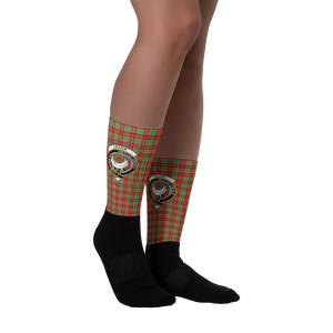 Leask Scottish Clan Tartan Socks - manashirt