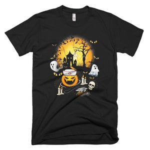 Funny Nurse Halloween Costume Pumpkin Nurse T-Shirt