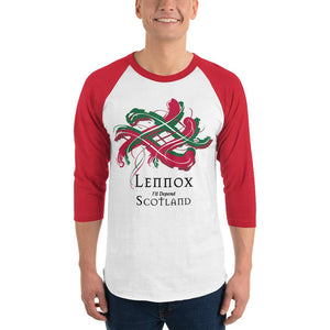 Clan Lennox Tartan Scottish Sleeve Baseball Tee