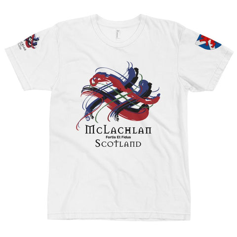 Image of Clan McLachlan Classic Tartan Scottish T-Shirt