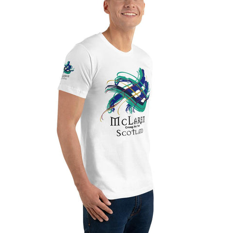 Image of Clan McLaren Tartan Scottish T-Shirt