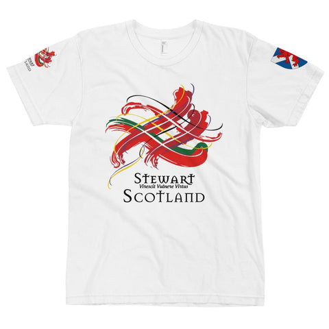 Image of Clan Stewart Tartan Scottish T-Shirt