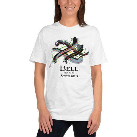 Image of Clan Bell Tartan Scottish T-Shirt