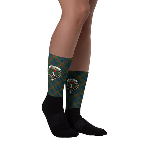 Image of Aiton Clan Plaid Socks - manashirt