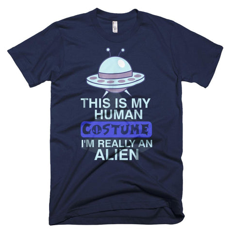 Image of Funny UFO Halloween T-Shirt Alien Halloween Costume