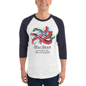 Clan MacBean Tartan Scottish Sleeve Baseball Tee