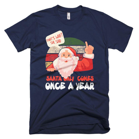 Image of Santa Xmas Christmas T-Shirt Party Funny Ugly Xmas Gift Shirt