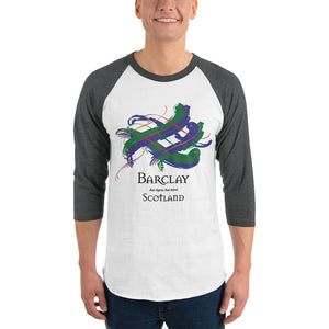 Clan Barclay Tartan Scottish Sleeve Baseball Tee