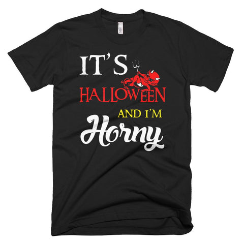 Image of Horned Devil Party Costume Halloween T-Shirt