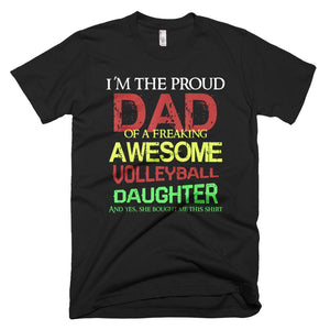 Mens Special Dad Favorite Volleyball Daughter - Father Day T-Shirt