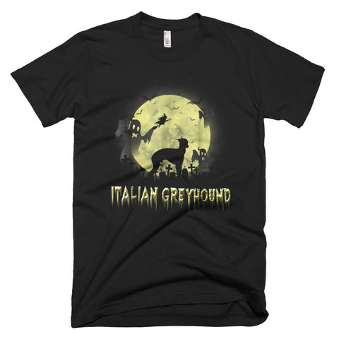 Image of Italian Greyhound Dogs Halloween T-Shirt