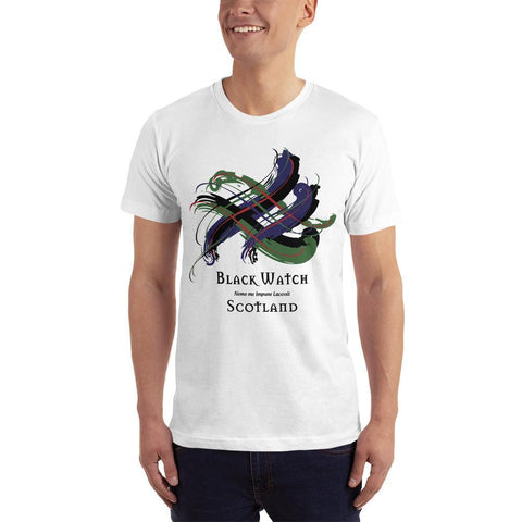 Image of Clan Black Watch Tartan Sottish T-Shirt