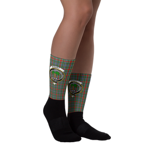 Bisset Scottish Clan Tartan Socks - manashirt