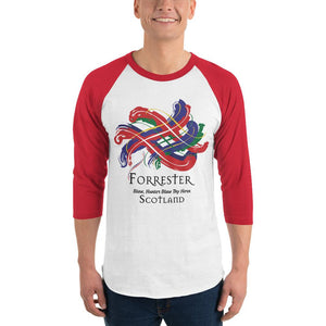 Clan Forrester Tartan Scottish Sleeve Baseball Tee