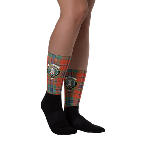 MacLean Scottish Clan Tartan Socks - manashirt