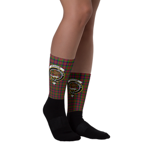 Graham Red Scottish Clan Tartan Socks - manashirt