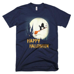 Poodle Happy Funny Halloween T-Shirt