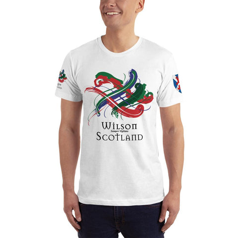 Image of Clan Wilson Tartan Scottish T-Shirt