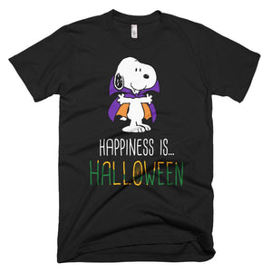 Peanuts Snoopy Happiness is Halloween T-Shirt