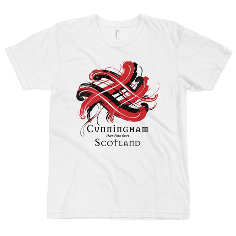 Image of Clan Cunningham Tartan Scottish T-Shirt