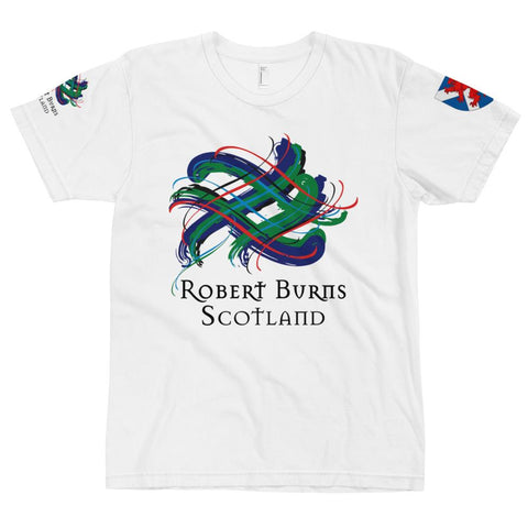 Image of Clan Robert Burns Tartan Scottish T-Shirt