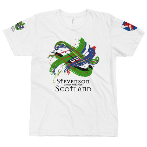 Image of Clan Stevenson Tartan Scottish T-Shirt