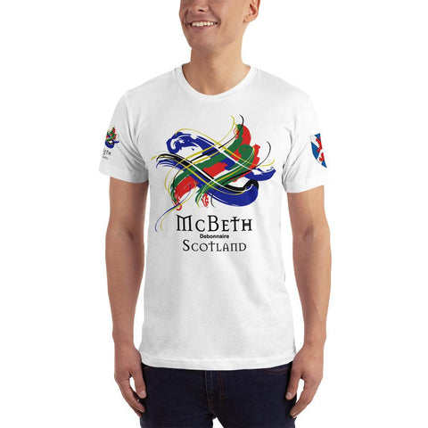 Image of Clan McBeth Tartan Scottish T-Shirt