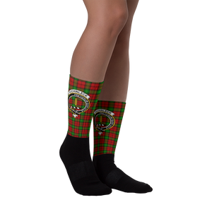 Auchinleck Scottish Clan Tartan Socks - manashirt